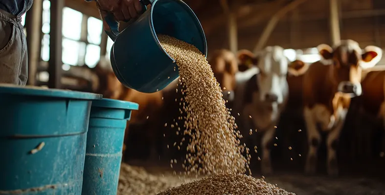 FAO is setting a rhythm for global collaboration and accountability in the feed sector.  Image_of_livestock_feed