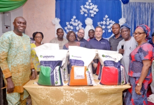 Guests gather around as Farm Support Services launches Cargills Provimi range of products including